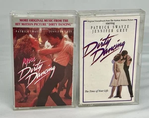 Dirty Dancing & More Dirty Dancing Cassette Tape TESTED Movie Soundtrack Vintage - Picture 1 of 5