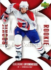 2006-07 UD Mini Jersey Collection #112 Guillaume Latendresse