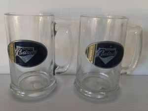 San Diego Padres 2 Pack Glass Mug Pint Set 16 Oz MLB Raised Logo Emblem - Picture 1 of 4