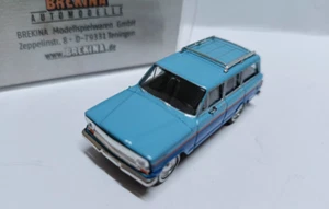 Brekina 1/87 Plastic car model Jeep Wrangler B Blue - Picture 1 of 5