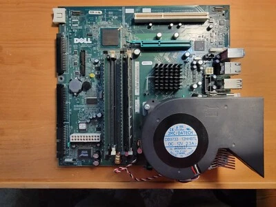 Dell 0U1324 Motherboard 2.20GHz CELERON CPU 2x 256 MB DDR-333 RAM PC2700 - Image 1 of 4