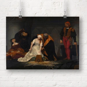 Paul Delaroche: The Execution of Lady Jane Grey. Fine Art Print/Poster - Picture 1 of 1