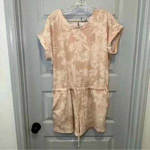 Cato hellbraun/beige Rundhals Kurzarm Strick Strampler Gr. M - Bild 1 von 10
