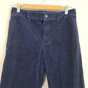 Polo Ralph Lauren Pants Boys 18 Blue Corduroy Ankle Straight - Picture 1 of 12