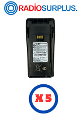 5 x Motorola Original NNTN4497 Lithium 2250Mah Battery for CP200 CP200D Radios