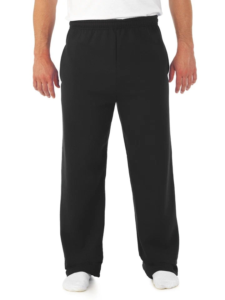 Jerzees Mens NuBlend Pocketed Open-Bottom Sweatpants - Image 1 of 1