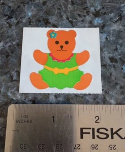 Vintage Stickers HAMBLY Bear Foil Mylar Sticker Mod VTG 80's - Picture 1 of 5