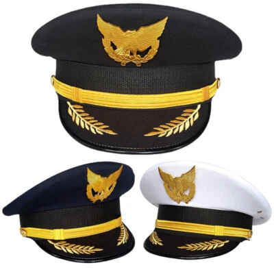 Boné retrô masculino soldado exército chapéu capitão desempenho fantasia vestido militar - Imagem 1 de 4