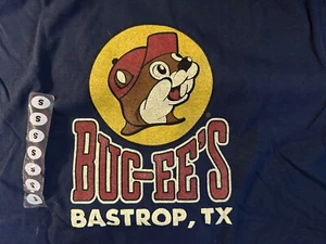 Buc-ees Bastrop, TX Logo t-shirt, Navy, Adult Small, NWT - Picture 1 of 2