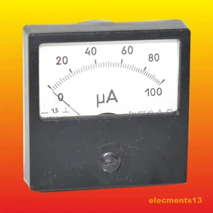 0-100 uA M4261 AMPLIFICADOR ANALÓGICO SOVIÉTICO 60X60 - Imagen 1 de 3