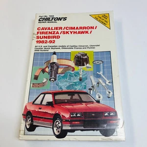 Chilton 7059 GM Cavalier/ Skyhawk/Firenze 2000/Sunbird 1982-1991 Repair Manual - Picture 1 of 4