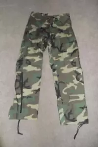 Pantalones largos pequeños militares BDU camuflaje Gore-Tex clima frío 112 - Imagen 1 de 5