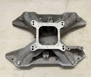 MOPAR Edelbrock 383 Torker Intake Manifold Four BBL Aluminum Big Block 361 400 - Picture 1 of 4