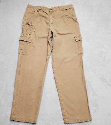 Pantalones Cabelas Hombres 40x33 Caqui Trail Hiker Lona Carga Resistente Utilidad Algodón Foto 1 de 4