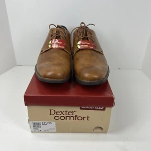Dexter Comfort Shoes Mens 11 Morrie Brown Oxford Lace-up Dress #181005 - Picture 1 of 16