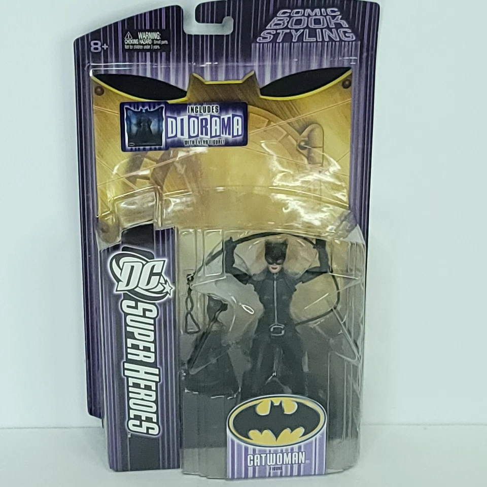 DC Super Heroes Batman Catwoman Diorama Comic Book Styling NUEVA Figura 6" Foto 1 de 4