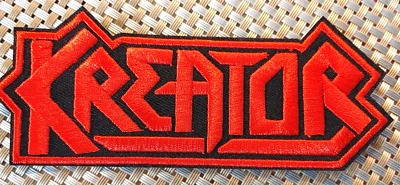 Kreator (band) Shaped Embroidered Patch Iron-On Sew-On US ship Metal