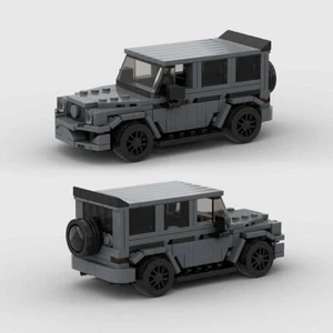 Grey 4WD Sports Car Building Blocks MOC Set 284PCS - Bild 1 von 7