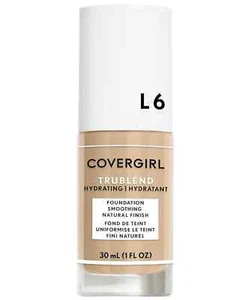 COVERGIRL TRUBLEND LIQUID FOUNDATION L-6 BUFF BEIGE NEW SEALED CARDED - Picture 1 of 4
