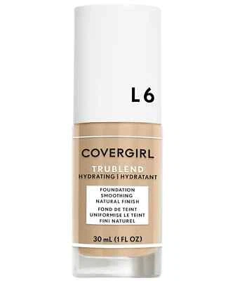 COVERGIRL TRUBLEND LIQUID FOUNDATION L-6 BUFF BEIGE NEW SEALED CARDED - Image 1 of 4