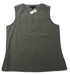 Neu mit Etikett Banana Republic Damen Large L grau ärmelloses Tanktop Business formell $ 44 - Bild 1 von 3