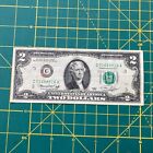 One 2 Dollar Bill US Currency