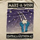 Vintage Make A Wish Foundation AZ Shirt Men's Size L White Single Stitch VTG