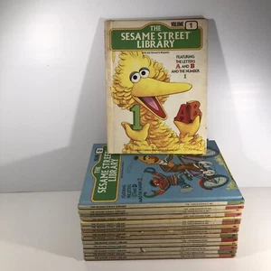 The Sesame Street Library Volumes 1-15 Hardcover Vintage 1970's Book Set - Picture 1 of 19