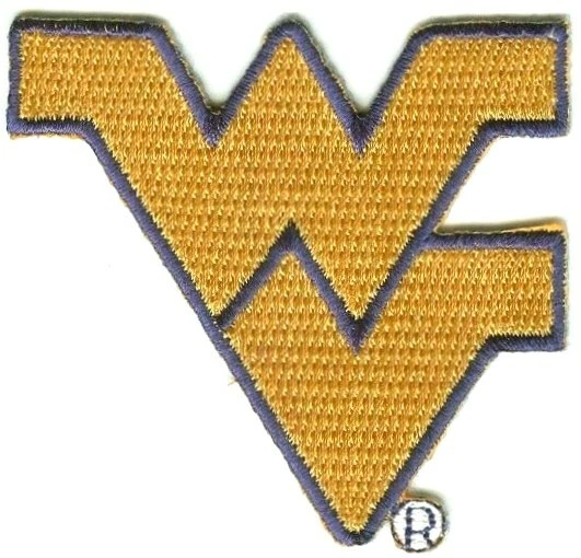 Parche bordado álbum de recortes pegatina West Virginia University Mountaineers NCAA Foto 1 de 1