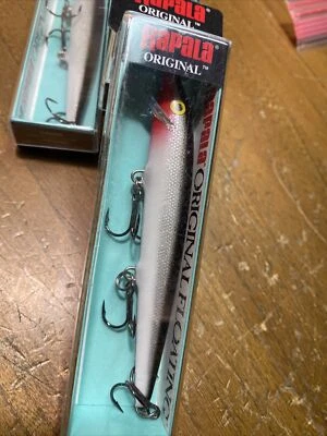 Señuelo de pesca Rapala original flotante 11 plateado Foto 1 de 3