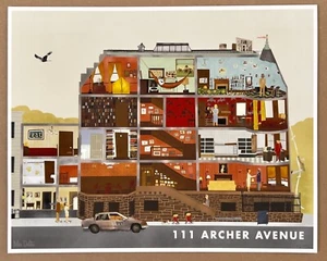 Max Dalton ROYAL TENENBAUMS Movie Print 111 ARCHER AVE Wes Anderson Poster RARE - Picture 1 of 9