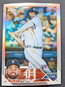 Riley Greene 2023 Topps Chrome Refractor Rookie Rc #182 Detroit Tigers - Picture 1 of 3