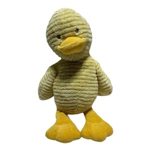 Koala Baby Yellow Ribbed Duck Plush Stuffed Animal Corduroy Bird Chick Toy - Picture 1 of 5
