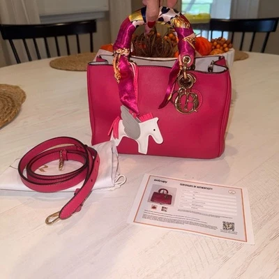 Bolso de Mano Christian Dior Diorissimo Mini con Asa Superior al Hombro Foto 1 de 4