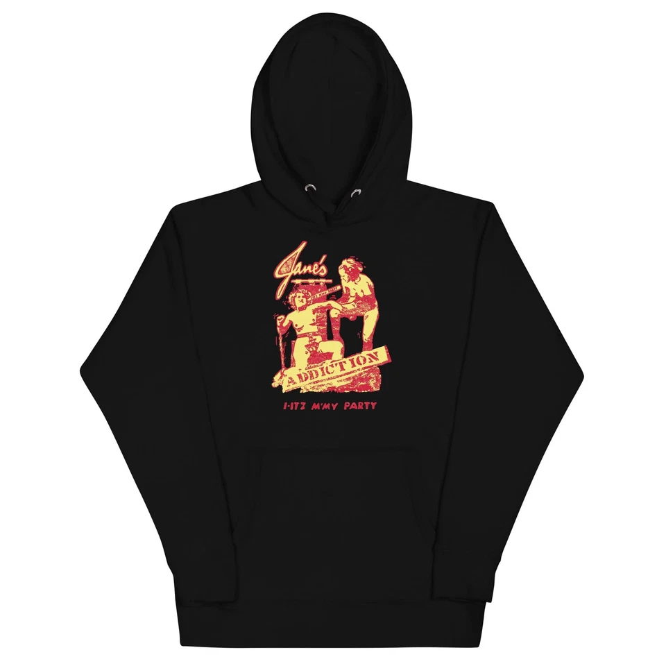 Sudadera con capucha negra Jane's Addiction I-Itz M'My Party para hombre con licencia oficial Foto 1 de 1