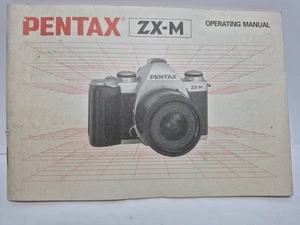 Pentax ZX-M SLR Film Camera Operating Manual Book Guide - Picture 1 of 5