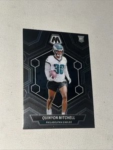 🏈 TARJETA DE NOVATO QUINYON MITCHELL 2024 Panini Mosaic #322 Prizm RC - Imagen 1 de 2