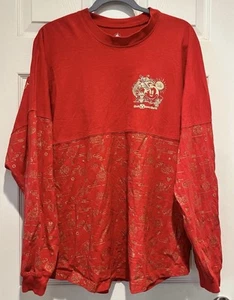 Walt Disney Spirit Trikot Erwachsene Large Mond Chinesisches Neujahr Rot Langarm - Bild 1 von 7