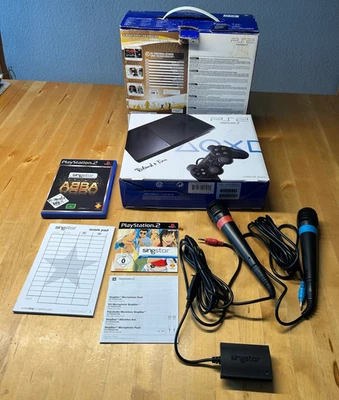 Sony Playsation 2 Slim SCPH-90004 Singstar ABBA NEU - Bild 1 von 4