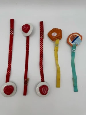 Vintage Baby Pacifinder Pacifier Clip Lot Paci-keeper Sports Love Daddy Grandma - Image 1 of 4