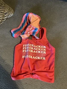 Size 7/8 Girls Swimsuit - Picture 1 of 1