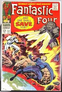 FANTASTIC FOUR #62 VG/FN 1st Appearance Blastaar 1967 Inhumans Jack Kirby - Picture 1 of 6
