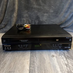 Panasonic PV-D4743 DVD VCR Combo Player VHS Recorder No Remote Working W/ RCA - Picture 1 of 11