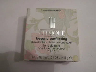 New Clinique Beyond perfecting powder foundation+concealer 7 cream chamois(vf-g) - Image 1 of 3