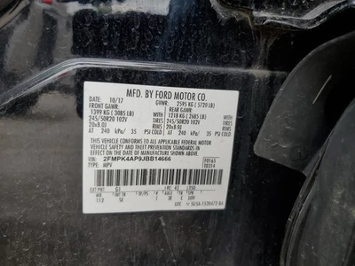 2018 Ford Edge Right Passenger Knee Airbag - Used, 107k Miles, OEM Foto 1 de 4