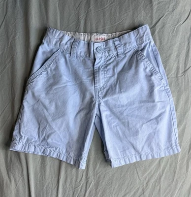 Cat And Jack Boys Light Blue Button Shorts Small (6/7) - Image 1 of 4