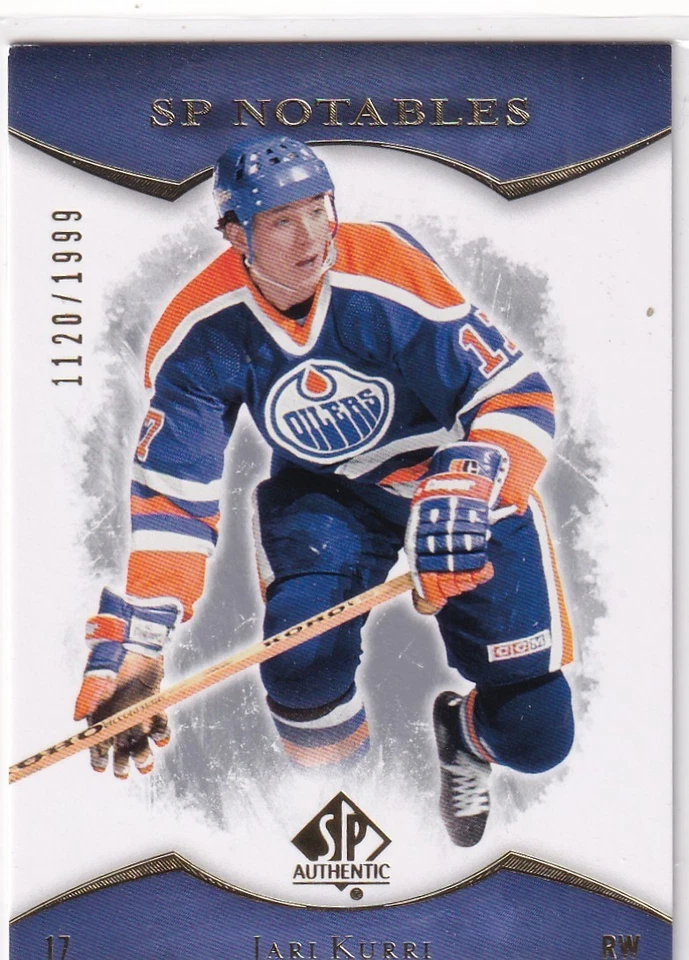 07/08 UD SP AUTÉNTICA TARJETA BASE JARI KURRI NOTABLES /1999 #137 Foto 1 de 1