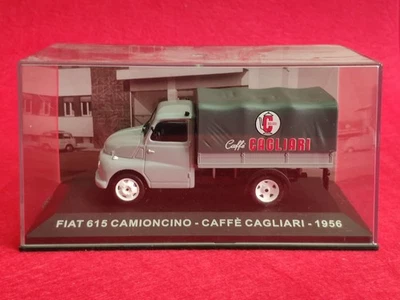 FURGONCINO PUBBLICITARIO 1:43 FIAT 615 CAMIONCINO CAFFE' CAGLIARI 1956 VINTAGE - - Immagine 1 di 4