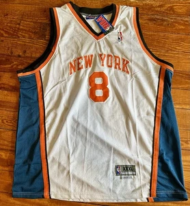 NWT NBA 2001 Latrell Sprewell Knicks Jersey XXXL New York #8 Vintage - Picture 1 of 5