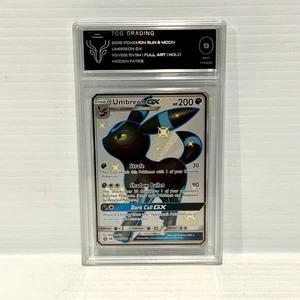 Tarjeta Pokémon Umbreon GX SV69/SV94 - Destinos ocultos - BGS PSA TCG 9 clasificados - Imagen 1 de 2